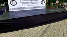 Închiriez podium scenă, de la 10 la 100 mp ,sonorizare,ecran led