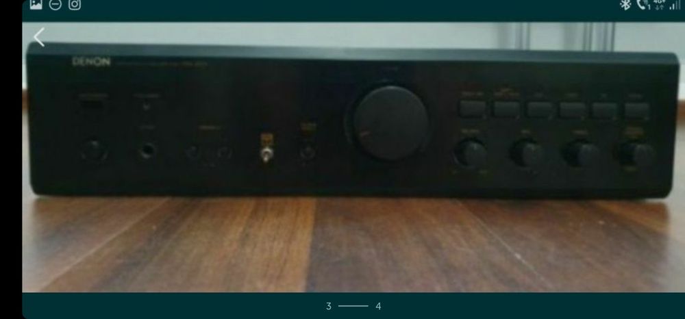 Amplificator Hires Denon cu Switch audiofili conectare Receiver si amp