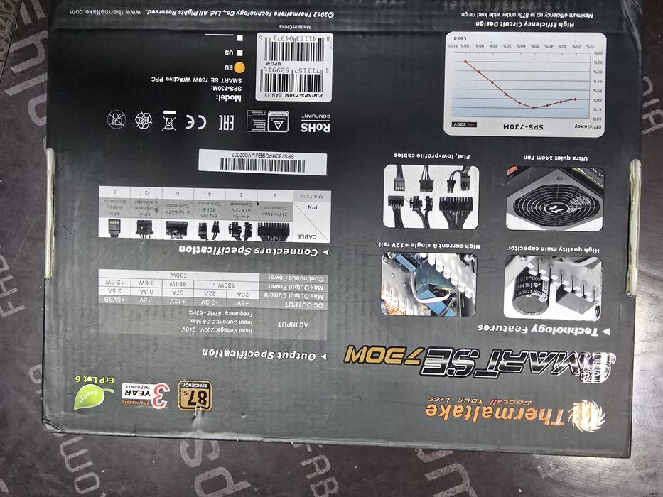 Sursa calculator thermatake 730w noua