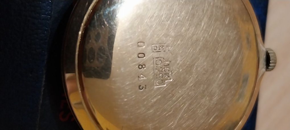 Ceas mecanic aur 18k bărbătesc elvețian. Vând schimb
