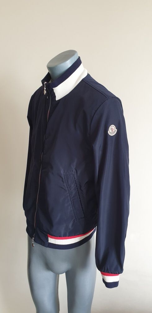 Moncler Boabab Mens Size 3 - M Оригинал! Мъжко Яке Тип Бомбер Пролет!,