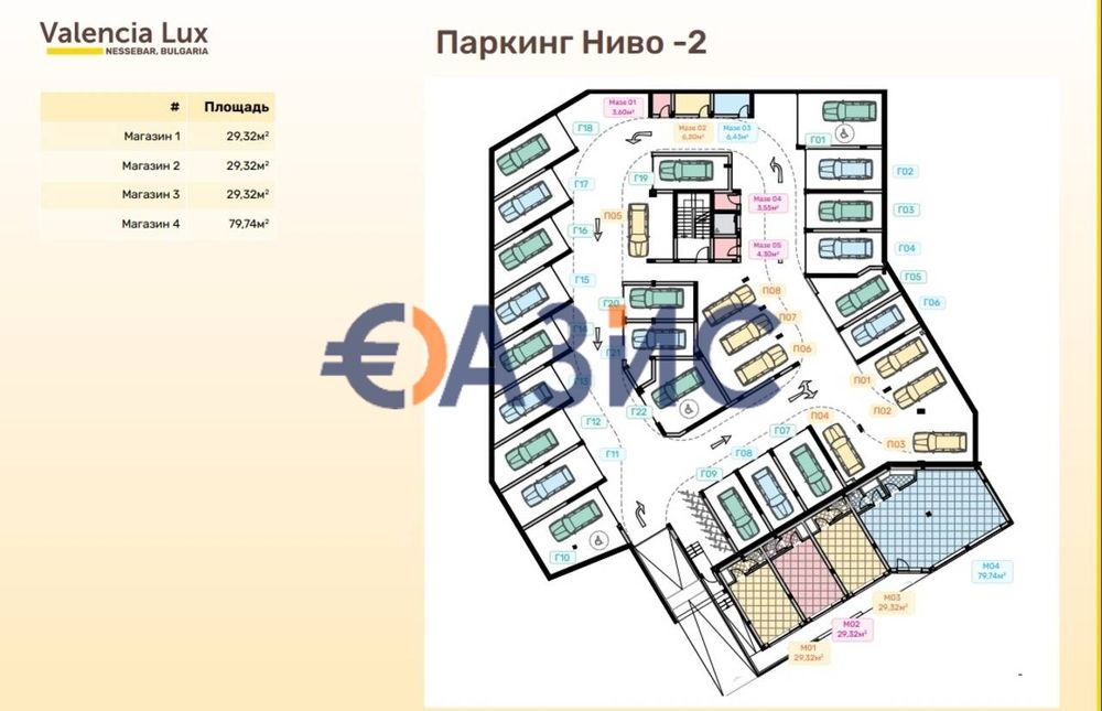 Двустаен апартамент в новия комплекс Valencia Lux на първа линия в