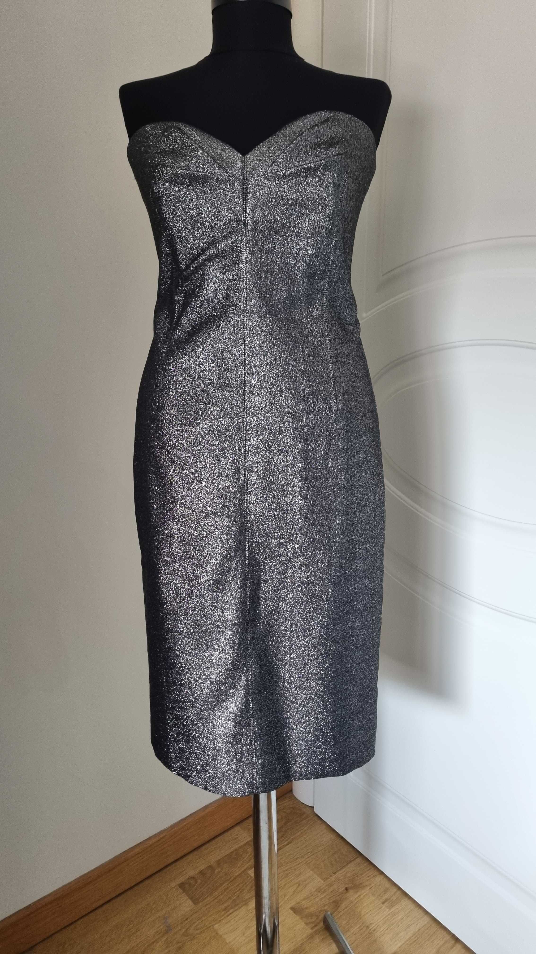 Rochie MaxMara culoare negru cu lurex,masura 42IT