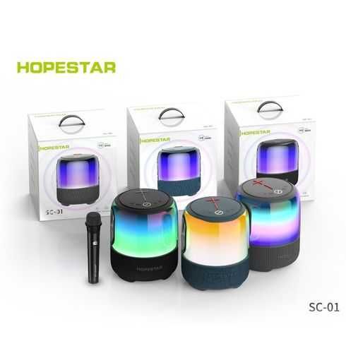 HopeStar PARTY BOX 150/SC-01/PARTY ONE (2*Mic) Беспроводная колонка ++