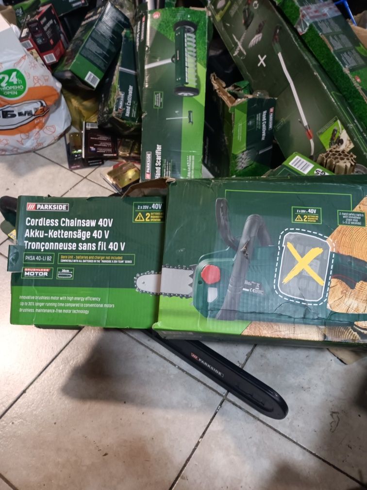 Акумулаторен верижен трион PARKSIDE® 40 V »PKSA 40-Li B2«, без батерия