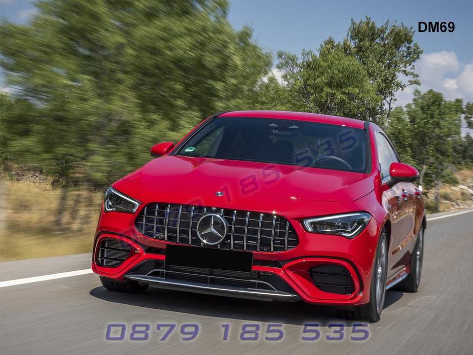 Предна решетка тип диамант Mercedes CLA W118 2019+ мецедес цла