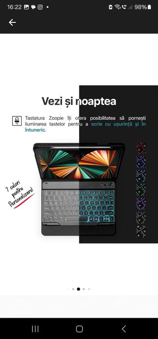 Husa Ipad 10 2022 Zoopie cu tastatura inclusa
