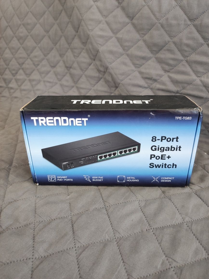 Switch POE TrendNet TPE-TG83 8 port