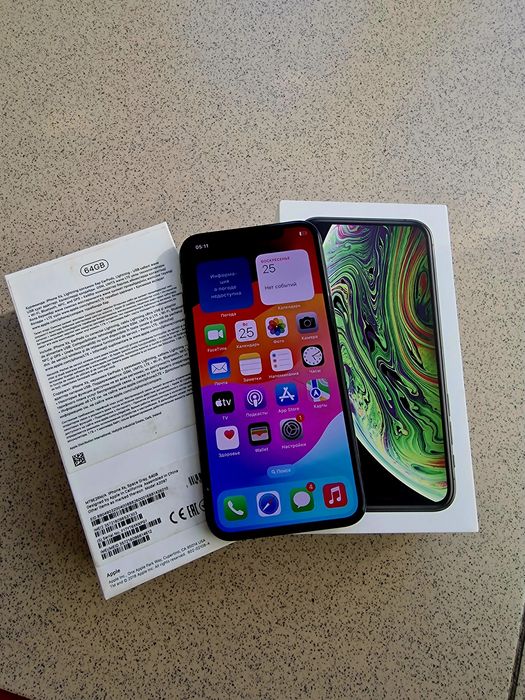Iphone XS с коробкой документами