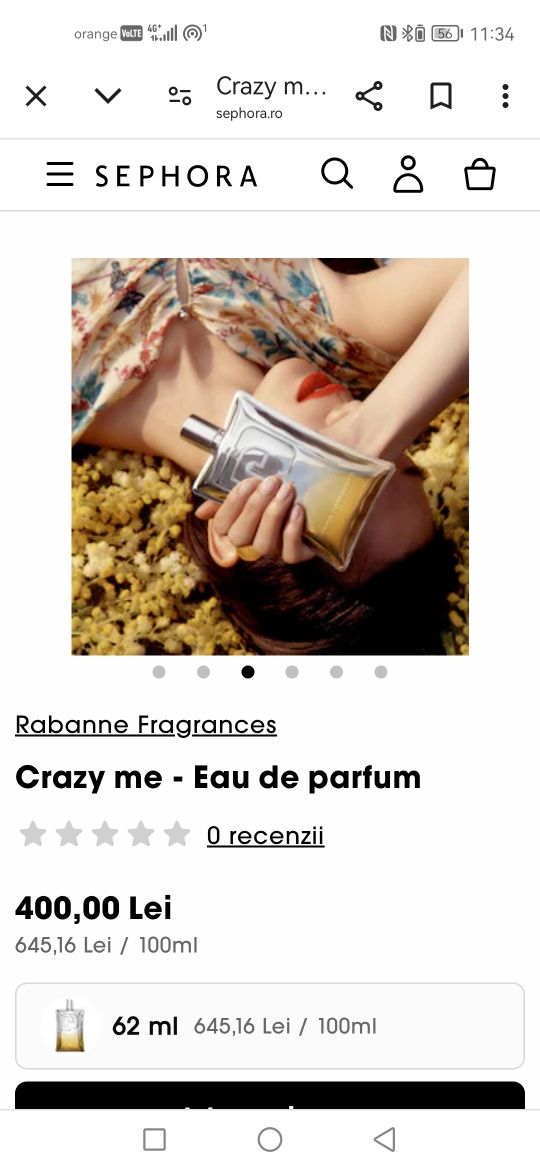 Paco Rabanne Crazy Me Eau de Parfum unisex 62 ml
