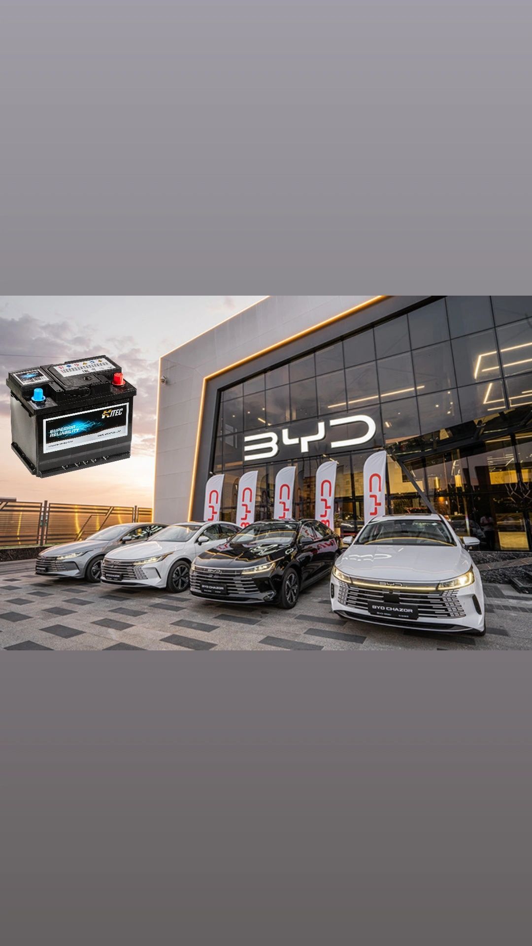 Akumlyator byd song plus chempion yuang  e2  va boshqa elektromobilar