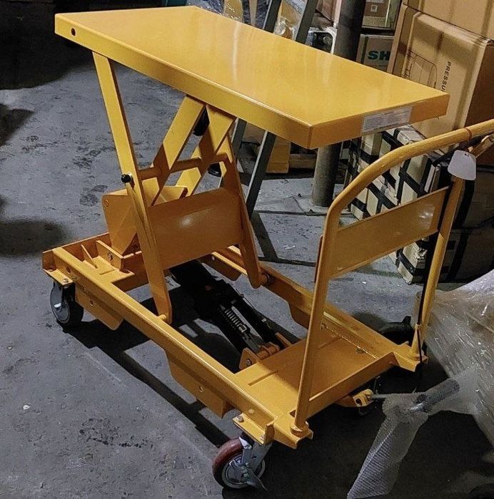 Транспалет ручной тележка подьёмник штабелер telejka podyomnik ruchnoy