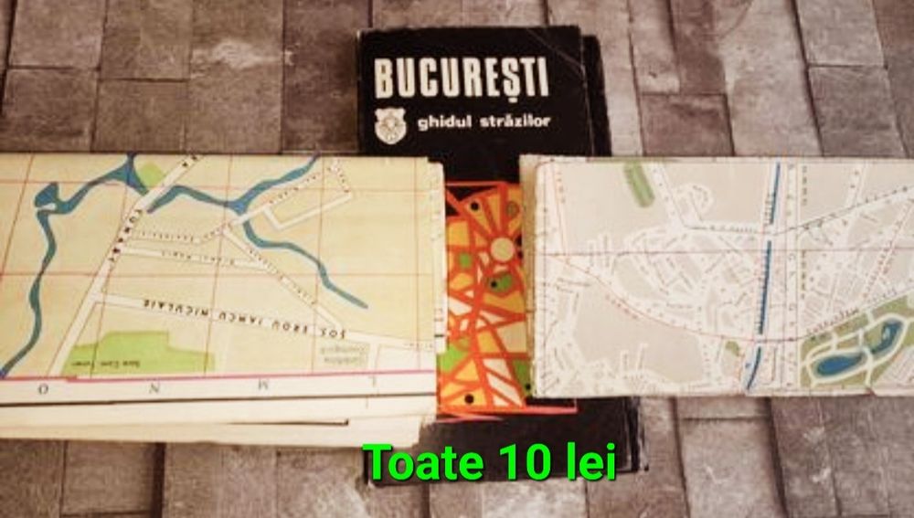 Harta Bucuresti (3 buc.)