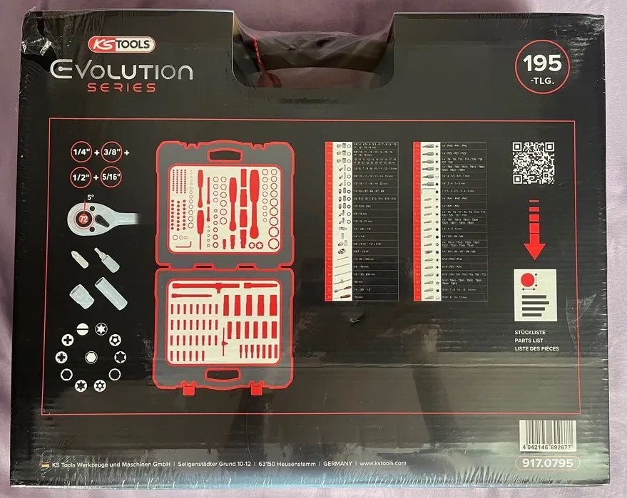 Гедоре KS TOOLS 195 части