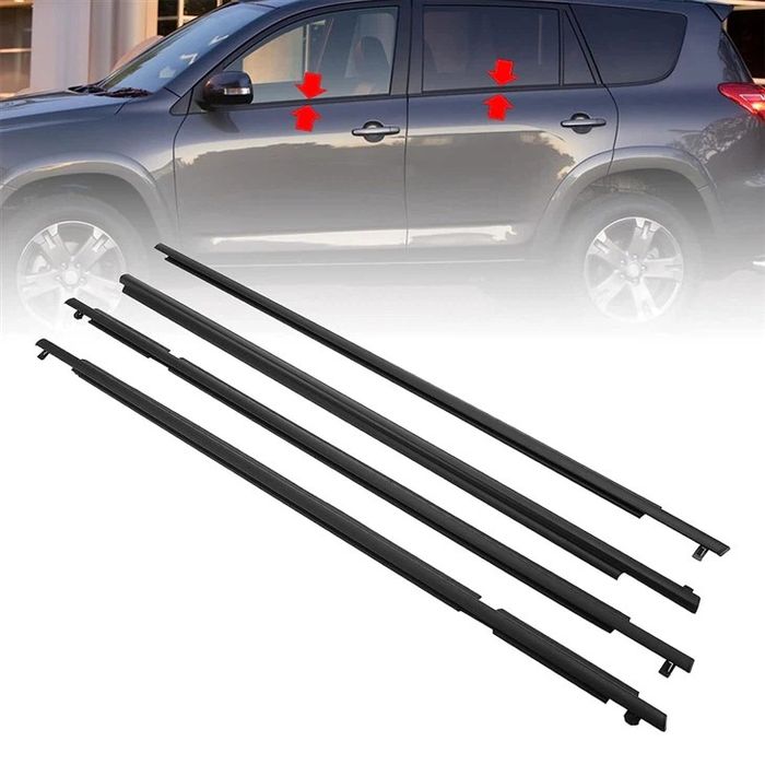 Декоративна лента за прозорци за Тойота Rav 4 от 2006 до 2013