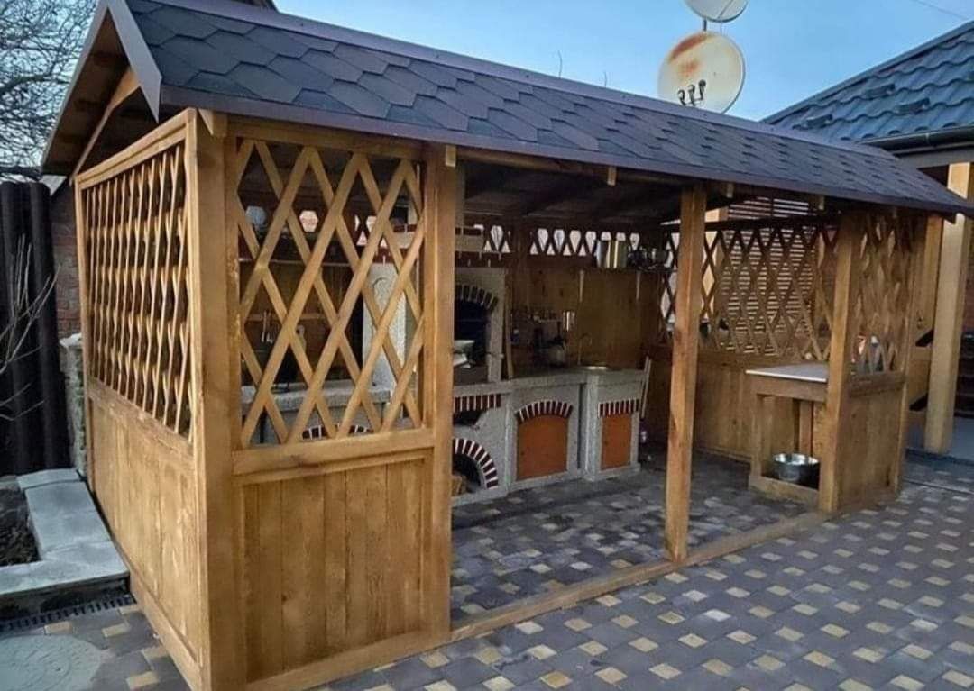 Vand foișoare terase din lemn orice model si dimensuni