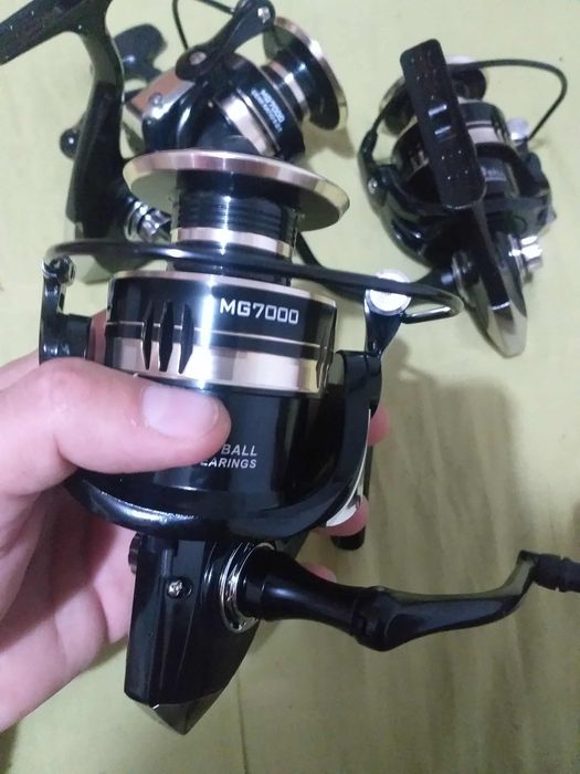 6 mulinete noi cu tambur metalic de 7000