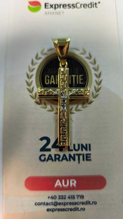 (AG 35) Medalion " Cruce" aur 14K B.32823.2 / 2040 lei
