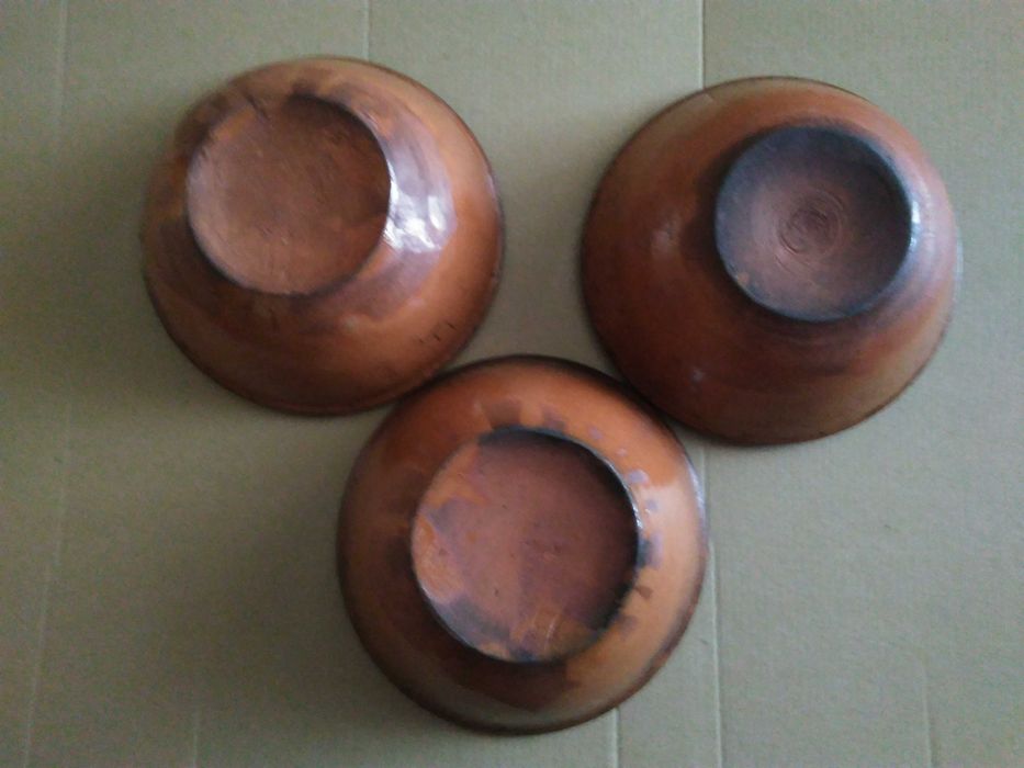 Керамични ретро купи - 3 броя