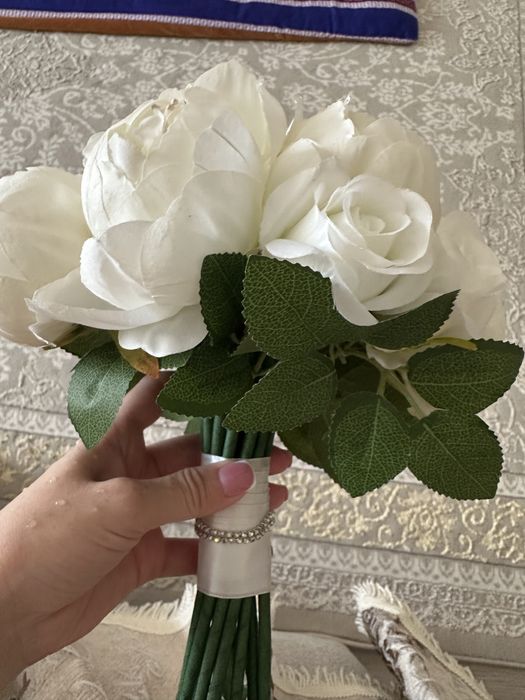 Букет невесты пионы