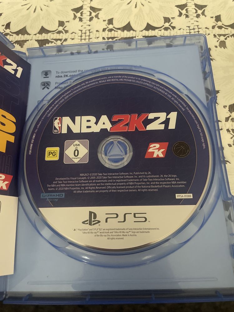 Продавам NBA 2K21 PS5