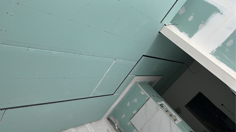 Установка ГКЛ    Монтаж Гипсокартонных работы, ГИПСОКАРТОНЩИКИЙ алматы