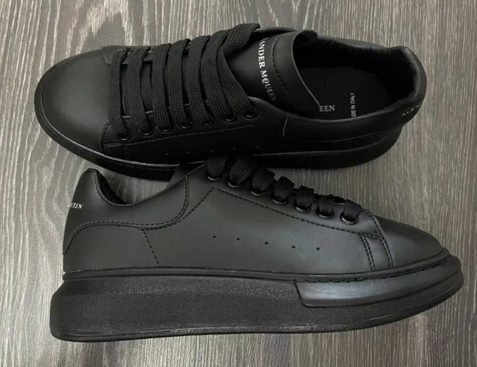 Adidasi Sneakers piele Alexander McQueen white/black full box PREMIUM