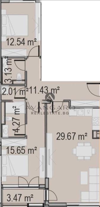 Продава се Тристаен апартамент в Пловдив, Христо Смирненски - 112 кв.м за 3063 €/кв.м - Снимка #2