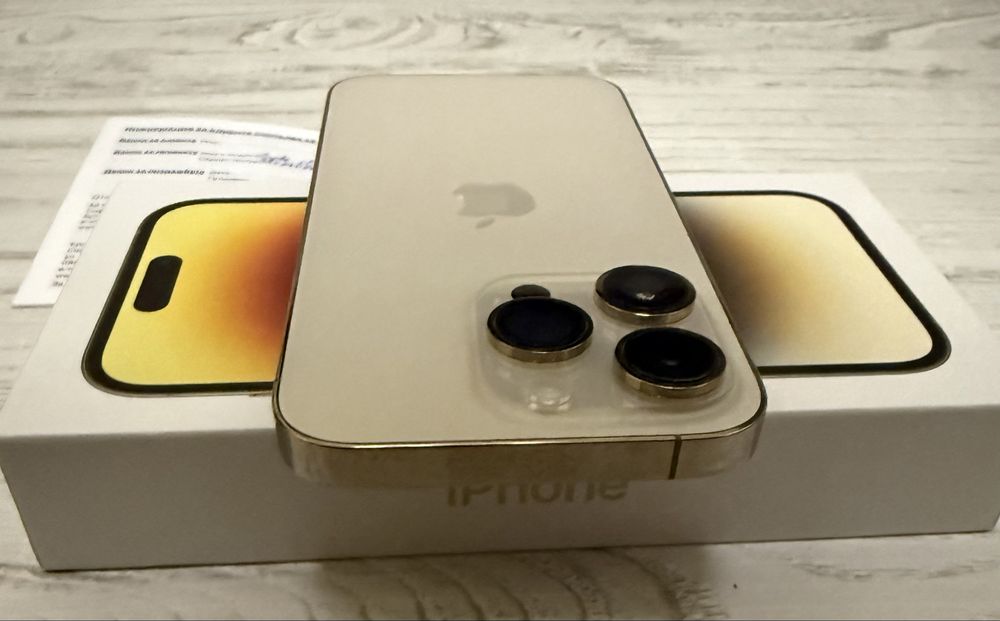 КАТО НОВ Iphone 14 Pro 128GB Gold ТЕХНОПОЛИС