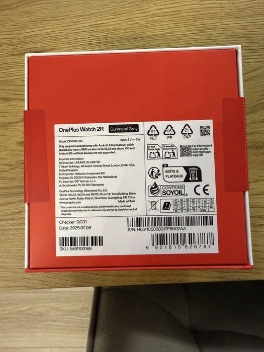 Smartwatch OnePlus Watch 2R nou