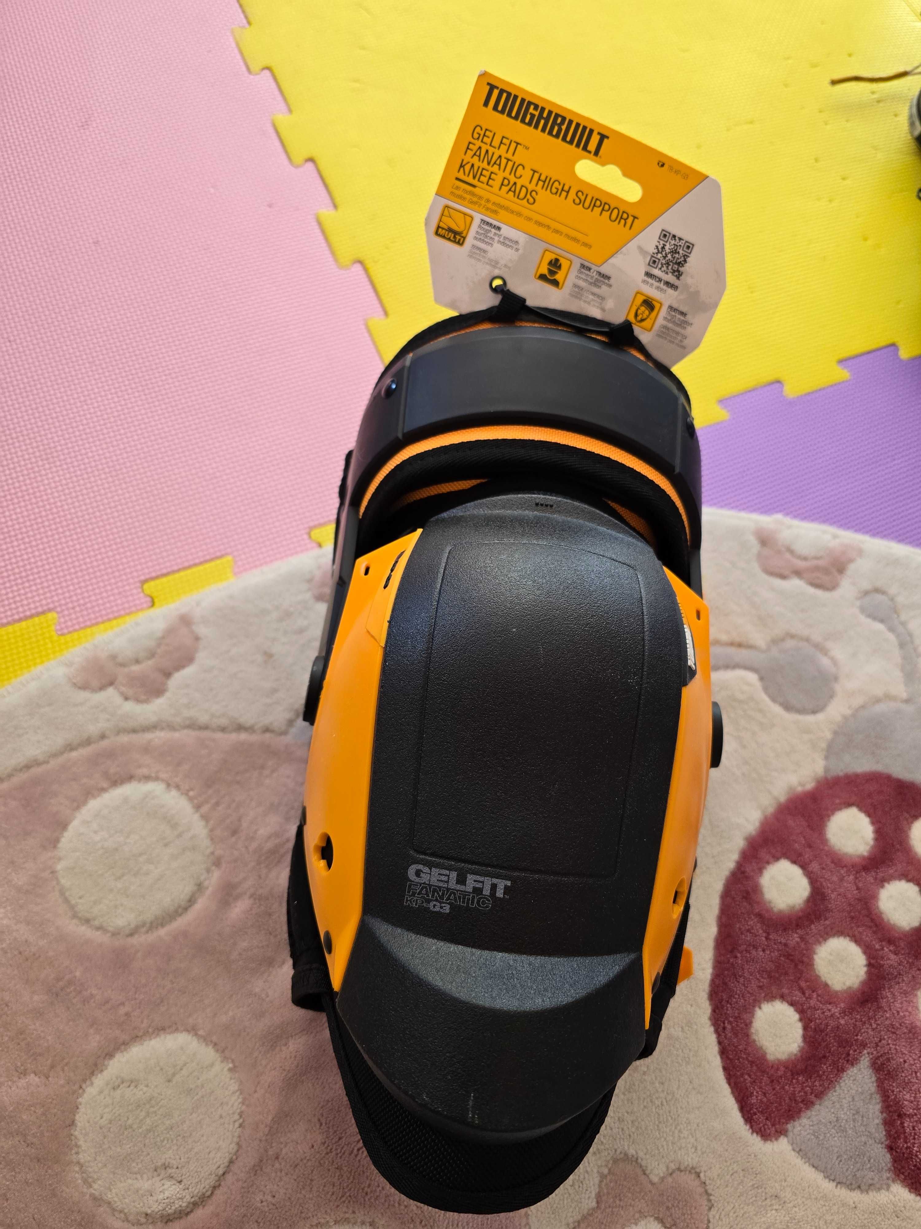 Професионални Работни Наколенки ToughBuilt GELFIT Fanatic KP-G3 , Гел