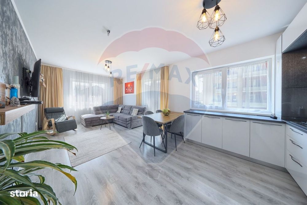 Apartament cu 3 camere, mobilat modern, Sanpetru!