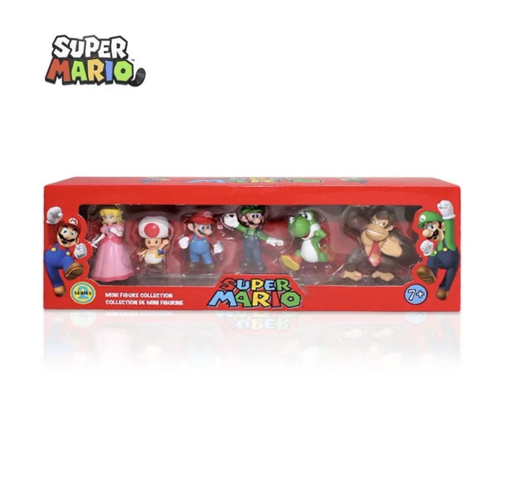 Set figurine Mario Nintendo 6 buc