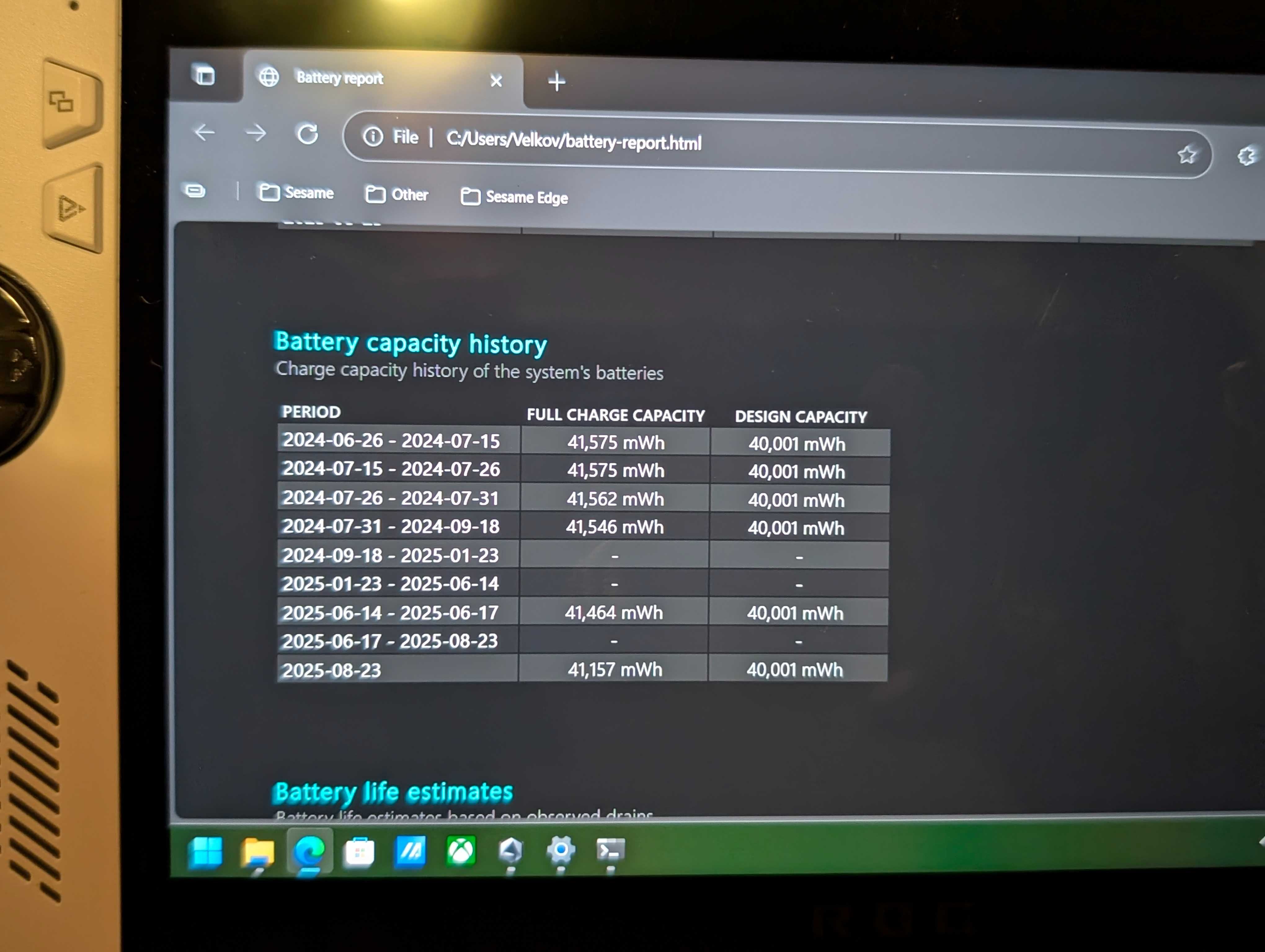 Конзола ASUS ROG Ally Z1 Extreme в гаранция + 32GB Ram чипове и др.