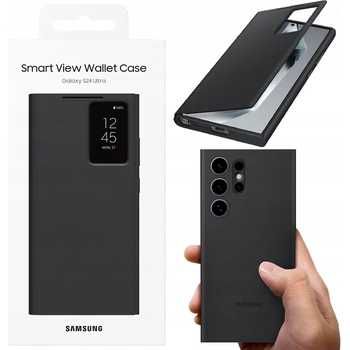 Husa Samsung S24 Ultra Smart View / Leather Case piele S24 Ultra