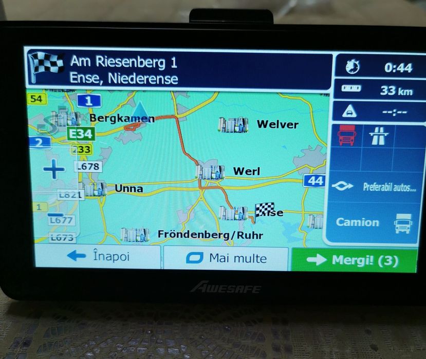 Se vinde, GPS nou pt Camioane, 7 inch, program Igo primo, harti septem