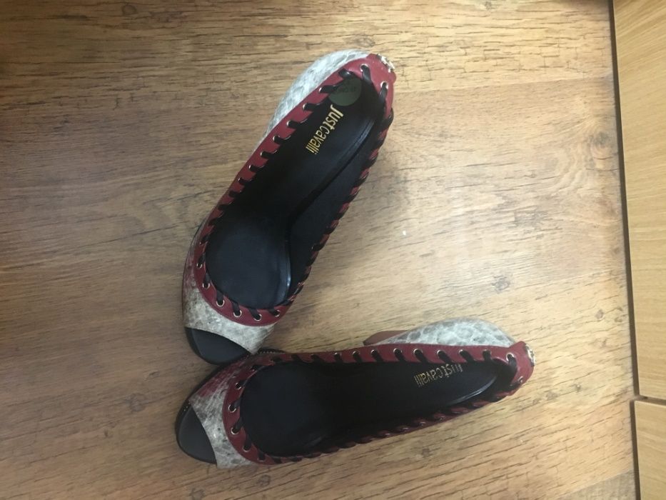 Pantofi Just Cavalli piele nr 37 foarte comozi