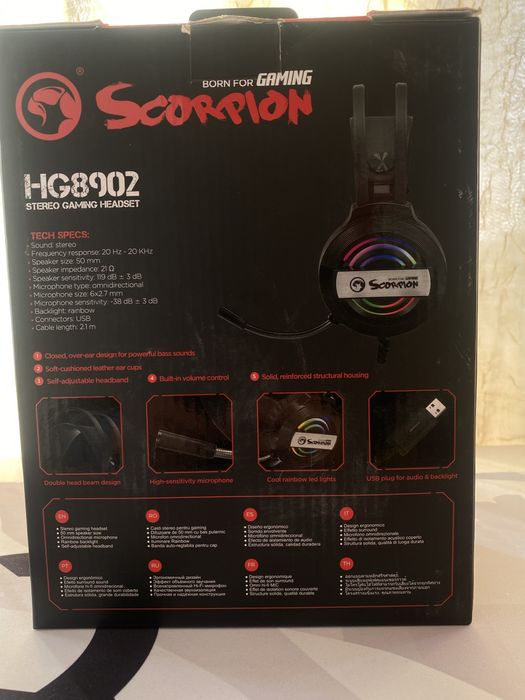 Vand Casti Gaming Marvo Scorpion HG8902