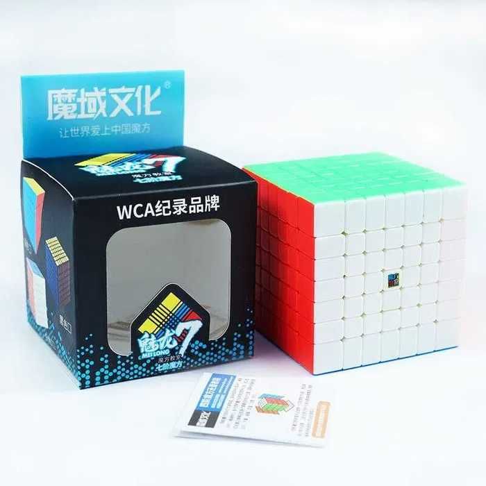 Cuburi Rubik MoYu Meilong 6x6 + 7x7 Noi Stickerless!
