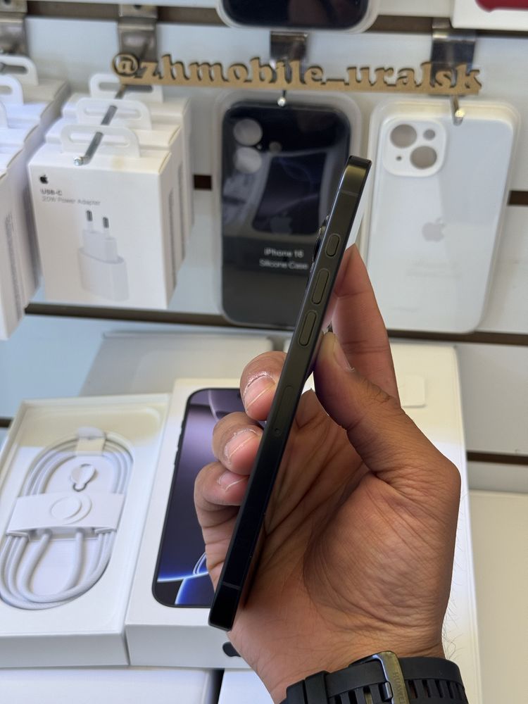 iPhone 16pro max 5G 256gb HX/A EAC 7 циклов black titanium