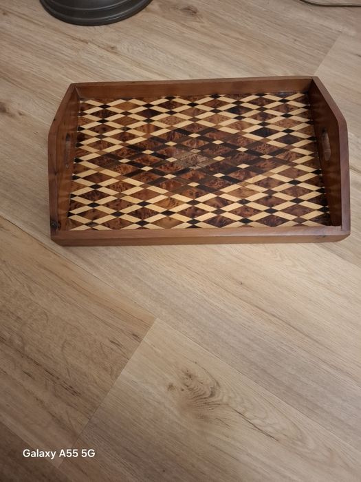 Accesoriu decorațiune vintage colectie lemn Maroc 1970