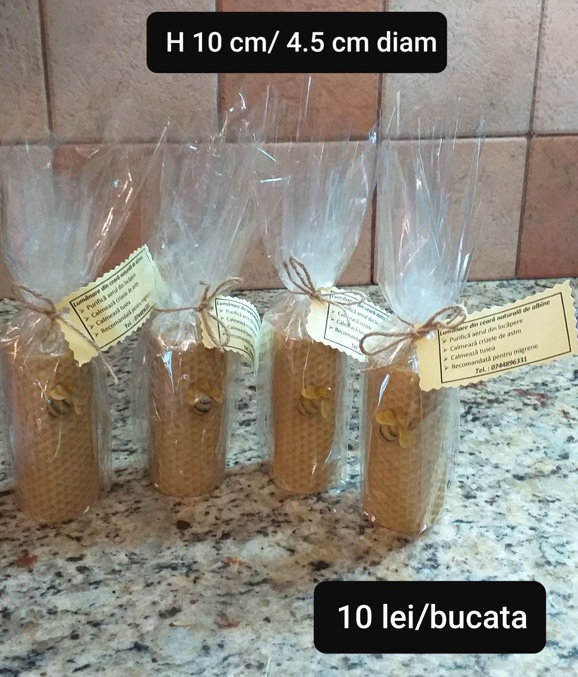 Lumânări din ceară de albine