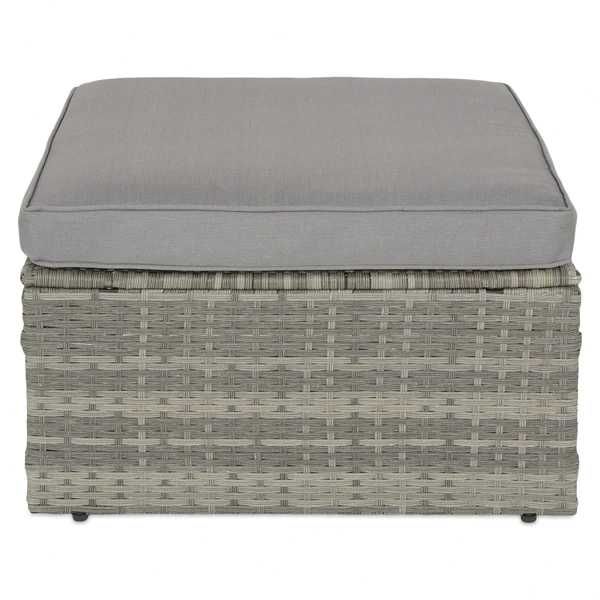 Set mobilier gradina/terasa canapea/colțar si masa taburet HATTEM