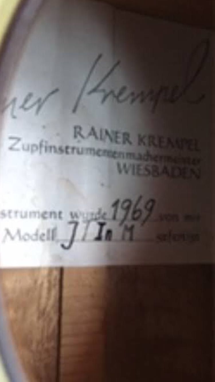 Chitară clasică Rainer Krempel Lutier