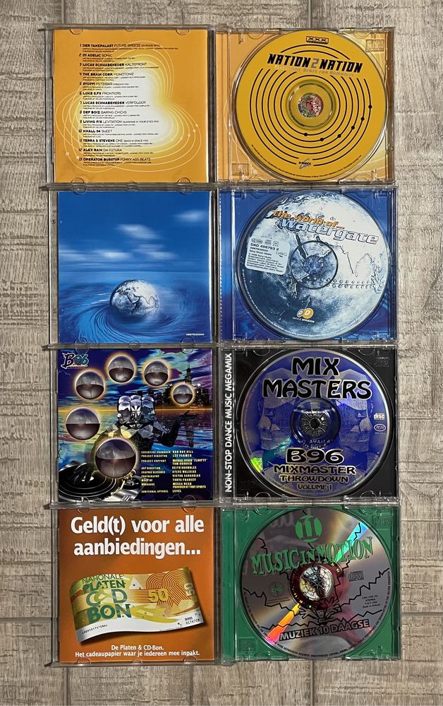 Pachet 8 cd-uri  muzica house/techno/trance/rave/electronic