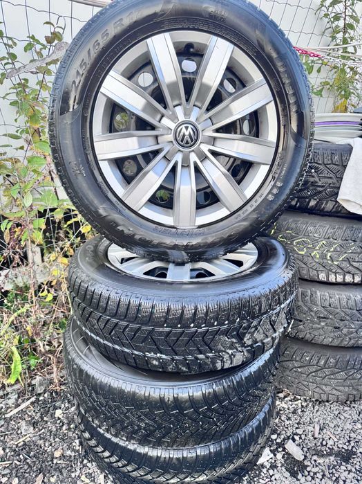 Jante tabla Tiguan + anvelope iarna 215/65/17