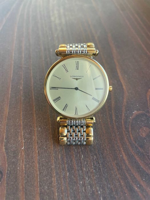Оригинален позлатен часовник LONGINES 14к.
