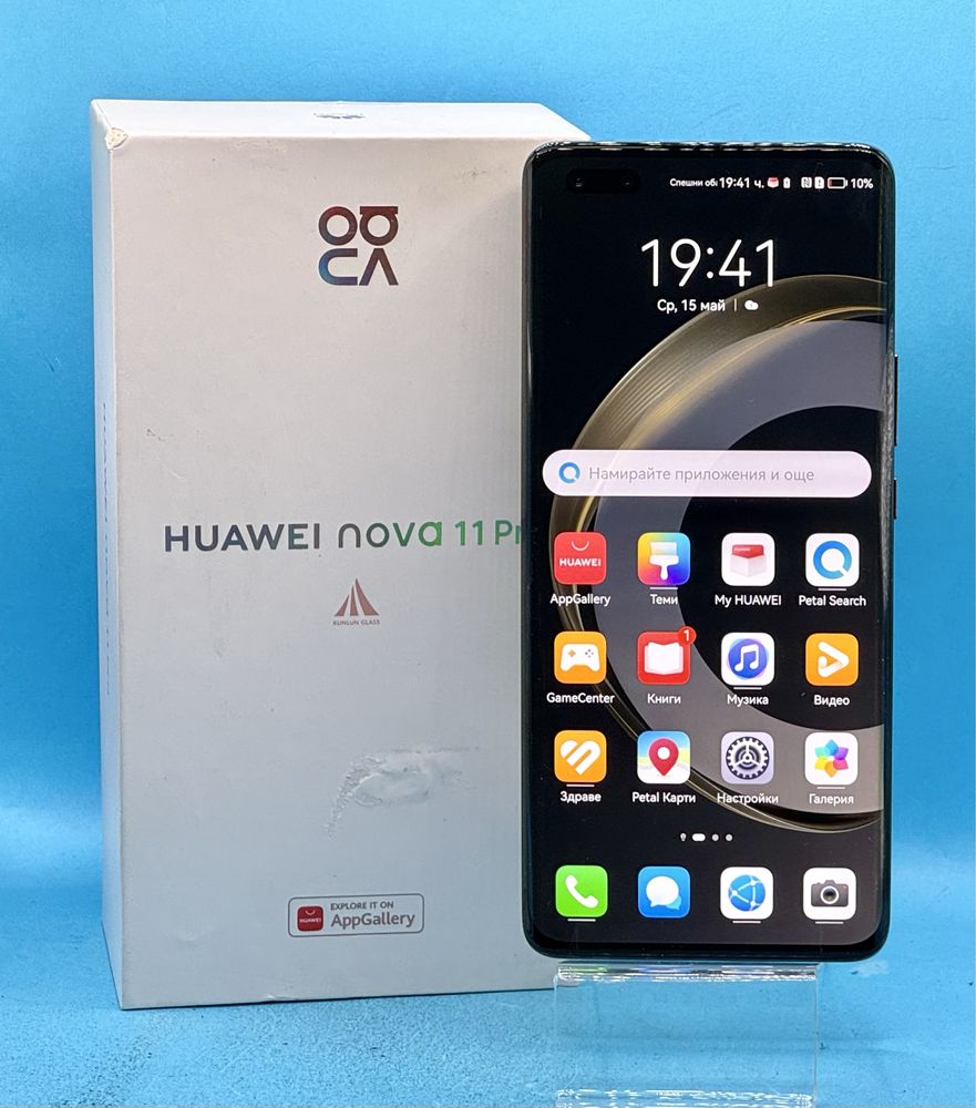 ГАРАНЦИОНЕН!!! Huawei Nova 11 Pro, 256GB, 8GB RAM, 4G, Черен