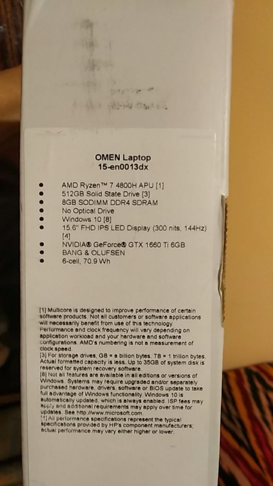 HP Omen 15-en0013dx