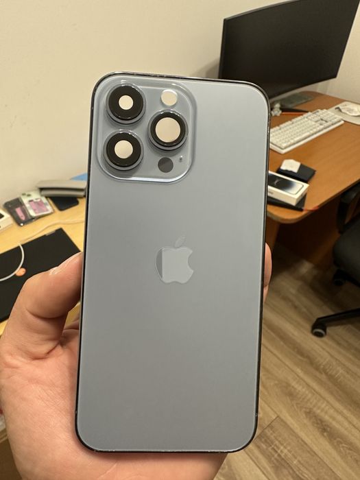 Carcasa iPhone 13 Pro Blue, cu flex incarcare